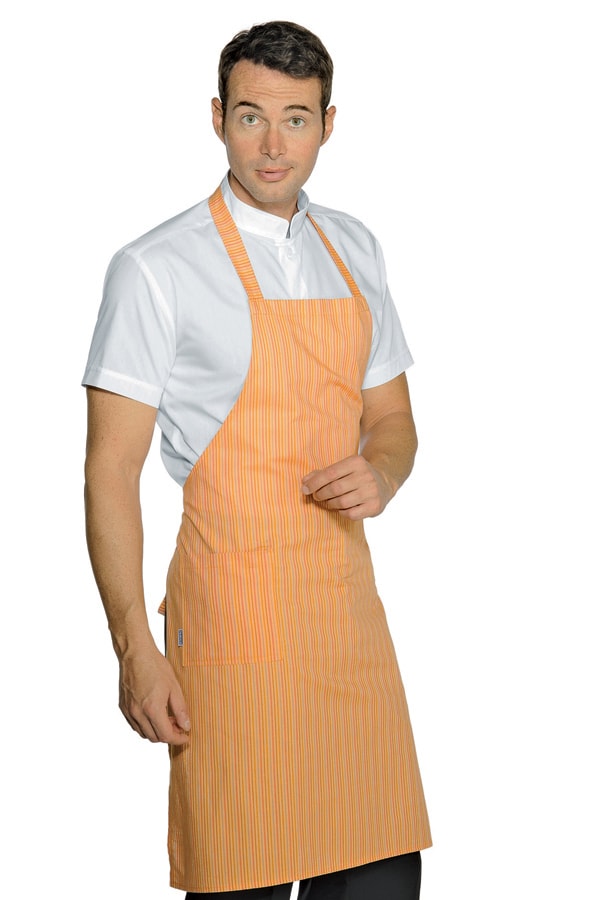 Pettorina Bio Cotone Pastello a righe Sole