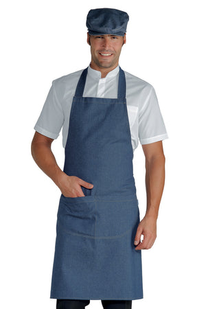 Pettorina Jeans in Cotone