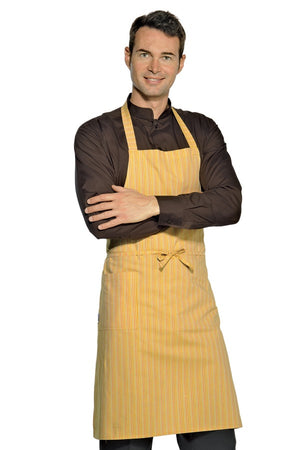 Pettorina Bio Cotone Pastello a righe Sole