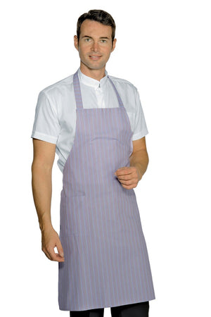 Pettorina Bio Cotone Pastello a righe lilla