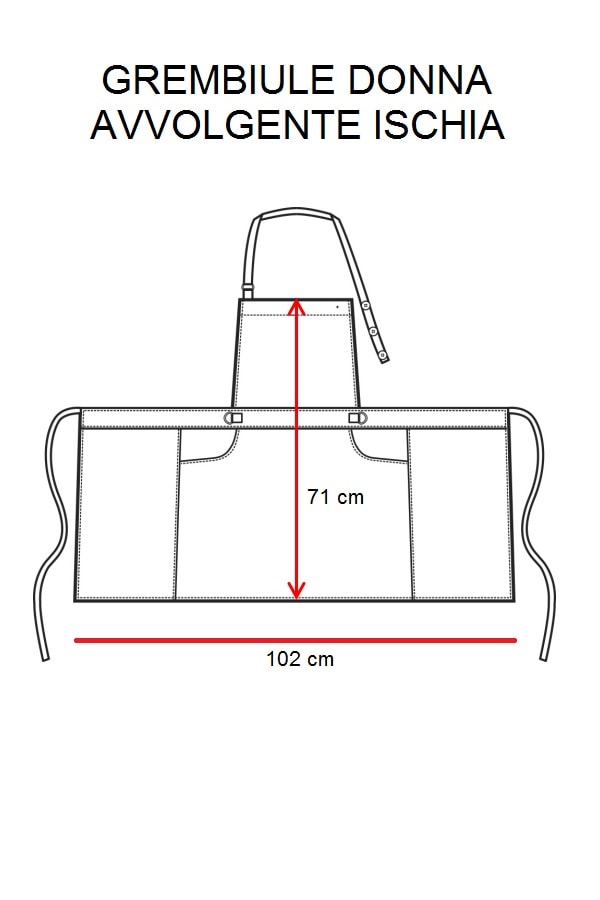 Grembiule Donna Ischia Disegno