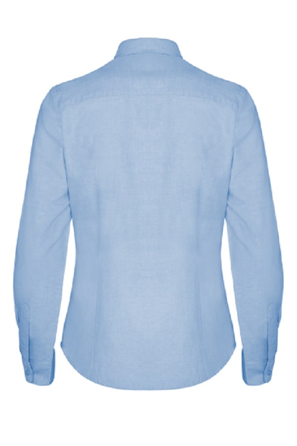 Camicia Roly Oxford azzurra Donna