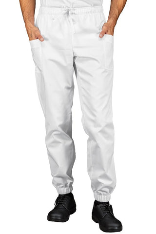 Panta Ibiza unisex Bianco polycotone