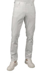Pantalone Yale Slim Bianco in cotone stretch - ITALIADIVISE