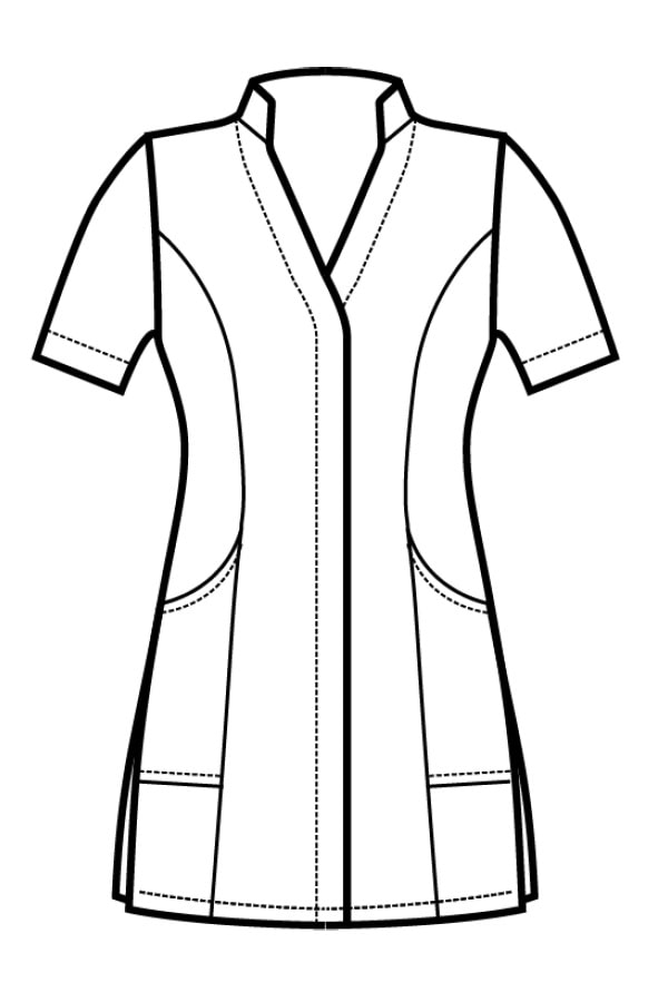 Casacca Rio nera disegno front