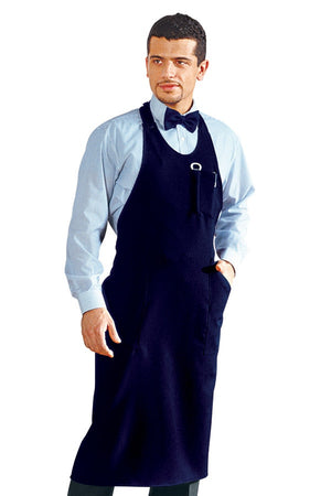 Grembiule sommelier blu