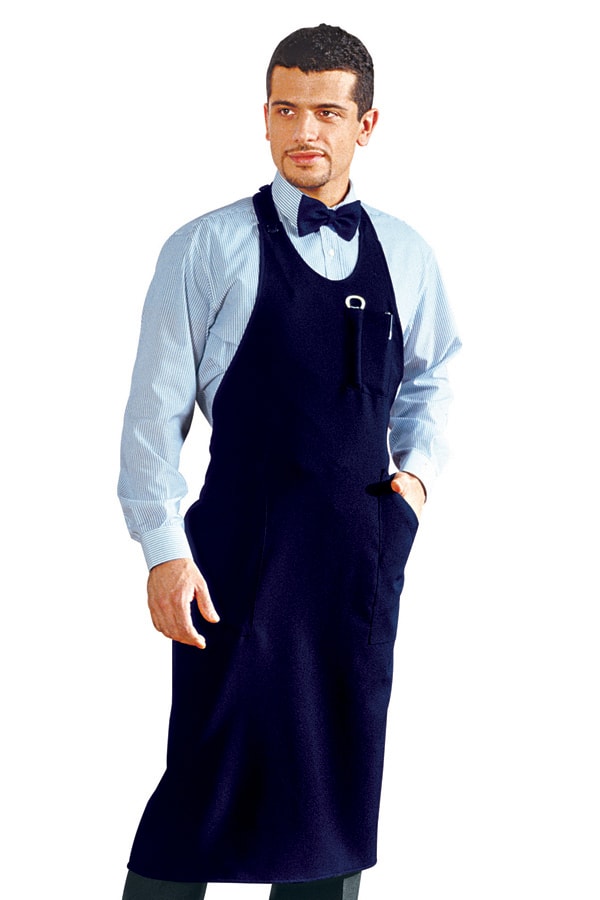 Grembiule sommelier blu