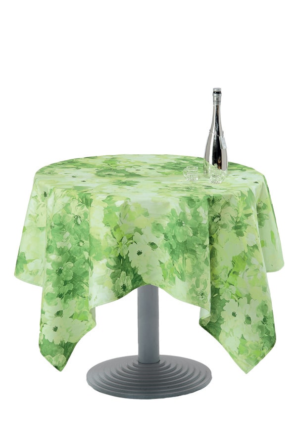 Tovaglia Acquarello a motivi verde mela