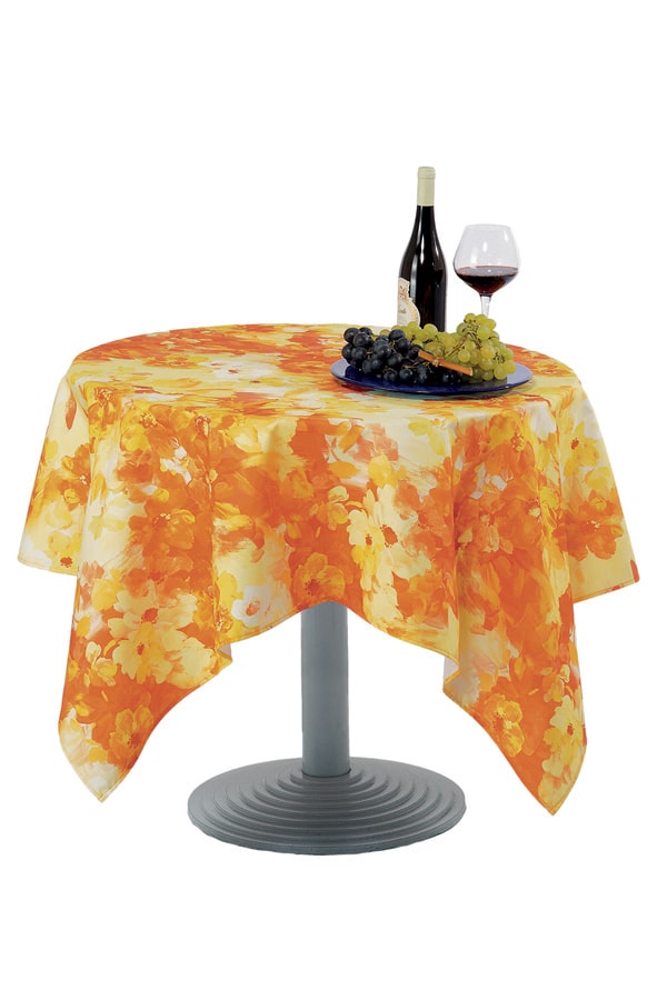 Tovaglia Acquarello a motivi arancio