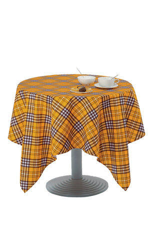 Tovaglia Tartan Albicocca motivi moro