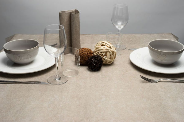 Monocolore Serie Spun seta nocciola
