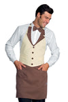 Grembiule unisex Victor crema cacao